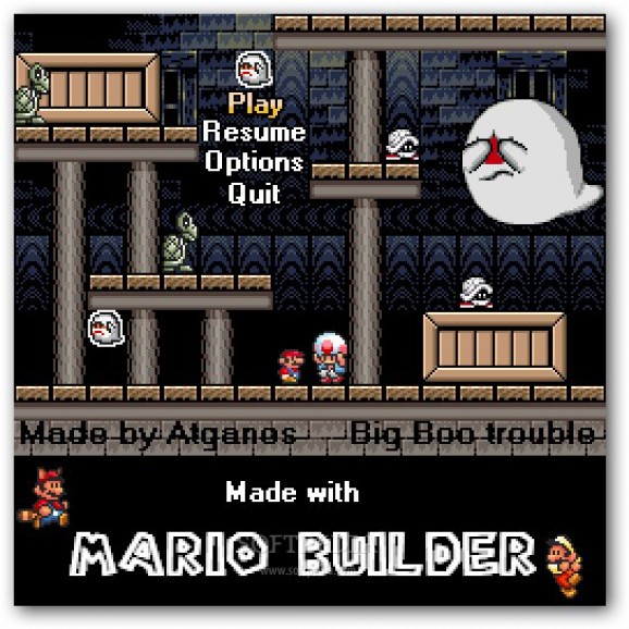 Mario World - Ghosthouse Trouble screenshot