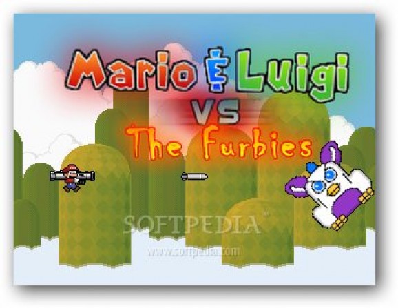 Mario and Luigi vs the Furbies screenshot