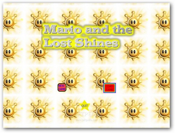 Mario and The Lost Shines screenshot