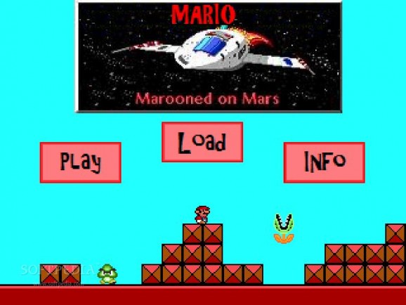 Mario in Marooned on Mars screenshot