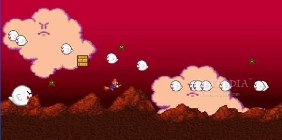 Mario's broom escape. screenshot