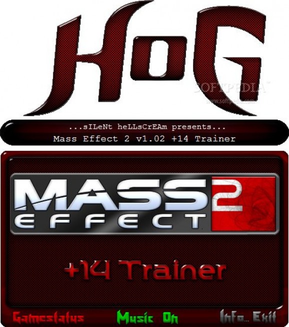 Mass Effect 2 +14 Trainer for 1.02 screenshot