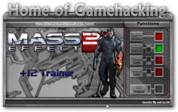 Mass Effect 3 +12 Trainer for 1.5 screenshot