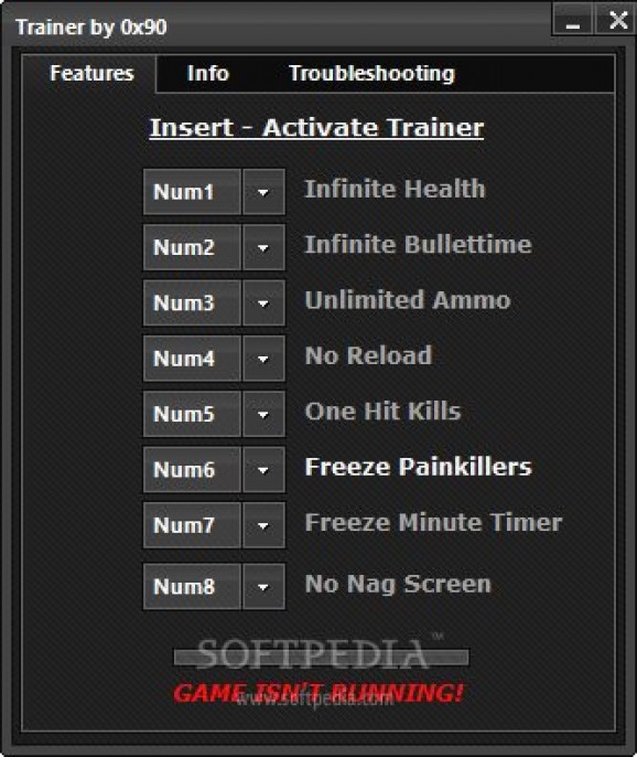 Max Payne 3 +1 Trainer for 1.0.0.17 screenshot