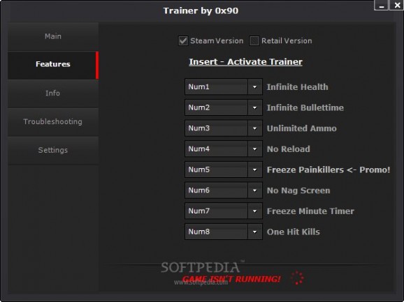 Max Payne 3 +1 Trainer for 1.0.0.82 screenshot