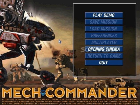 MechCommander Demo screenshot