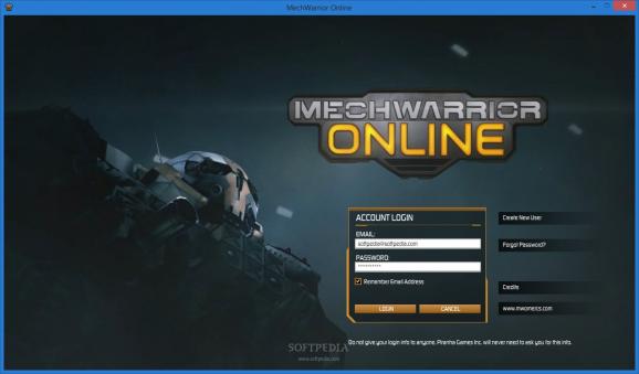 MechWarrior Online Client screenshot