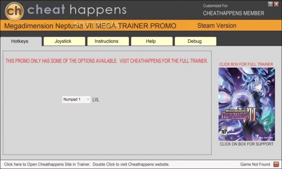 Megadimension Neptunia VII +1 Trainer screenshot