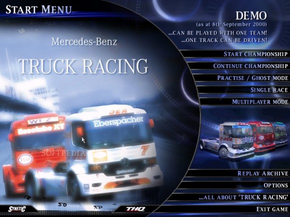 Mercedes-Benz Truck Racing Demo screenshot