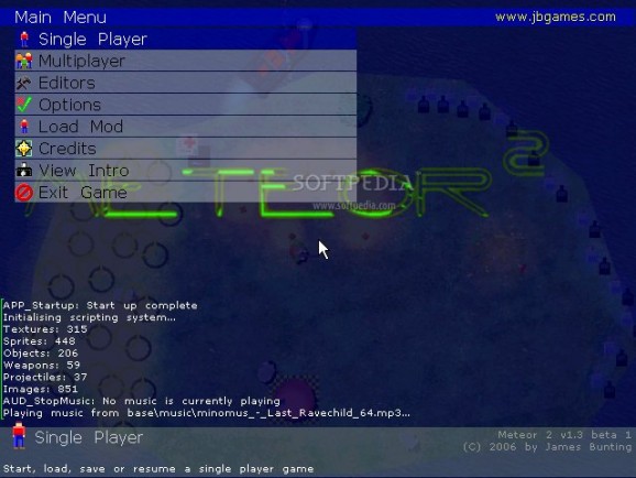 Meteor 2 screenshot