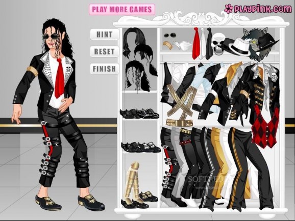 Michael Jackson Dress Up screenshot
