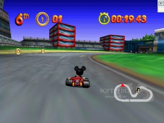 Mickey no Racing Challenge USA screenshot