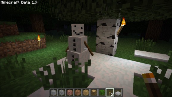 Minecraft Mod - Snow Golems screenshot