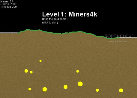 Miners4k screenshot