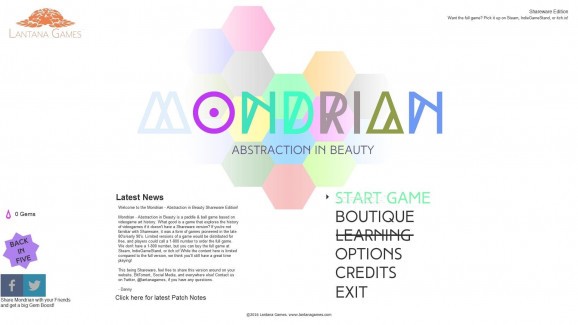 Mondrian - Abstraction in Beauty Demo screenshot