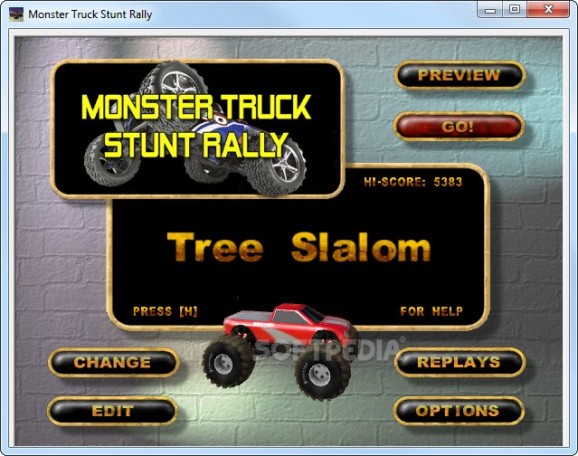 Monster Truck Stunt Rally Demo screenshot