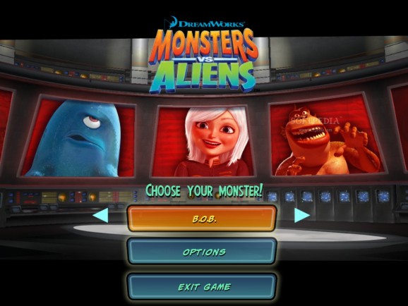 Monsters vs. Aliens Demo screenshot