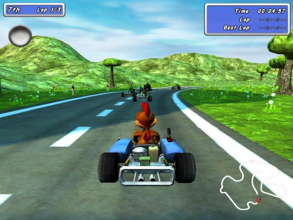 Moorhuhn Kart Thunder Demo screenshot