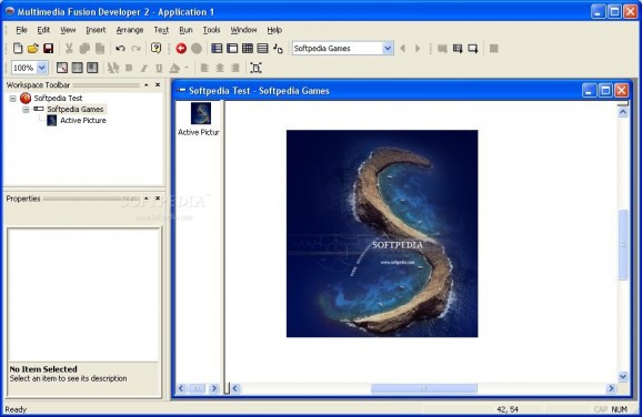 Multimedia Fusion 2 Developer screenshot