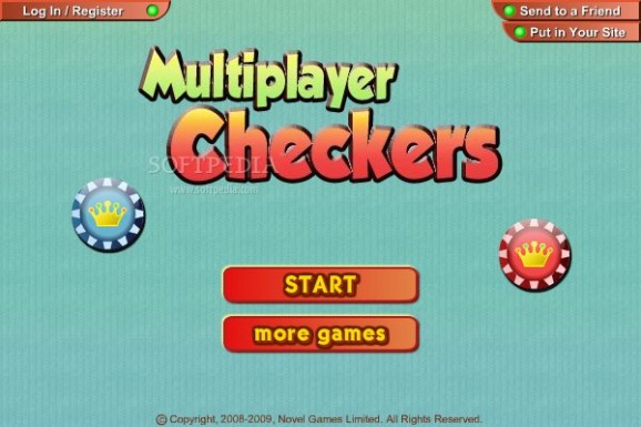 Multiplayer Checkers screenshot