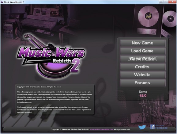 Music Wars Rebirth 2 Demo screenshot