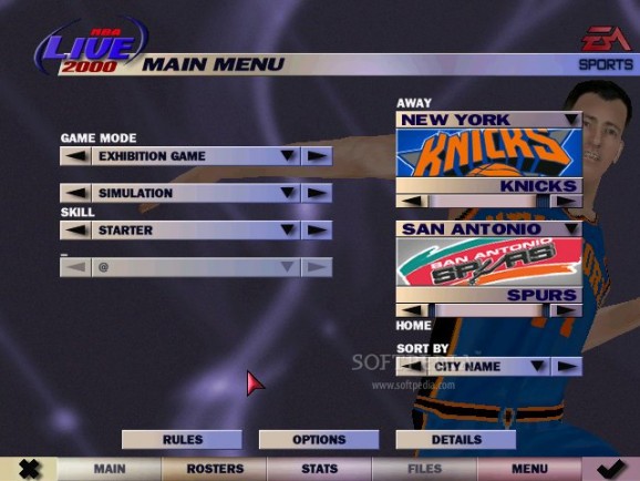 NBA Live 2000 Demo screenshot