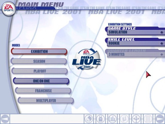 NBA Live 2001 Demo screenshot