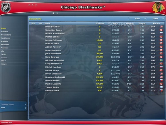 NHL: Eastside Hockey Manager 2007 Demo screenshot