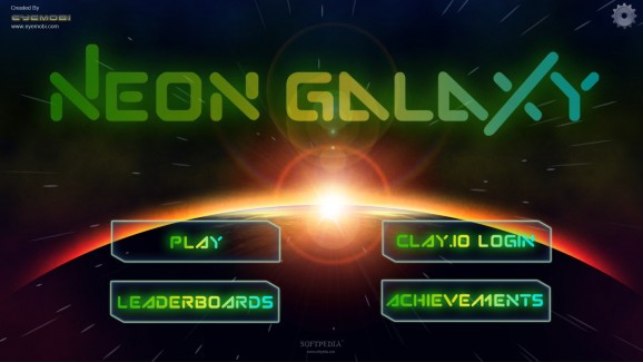 Neon Galaxy for Windows 8 screenshot
