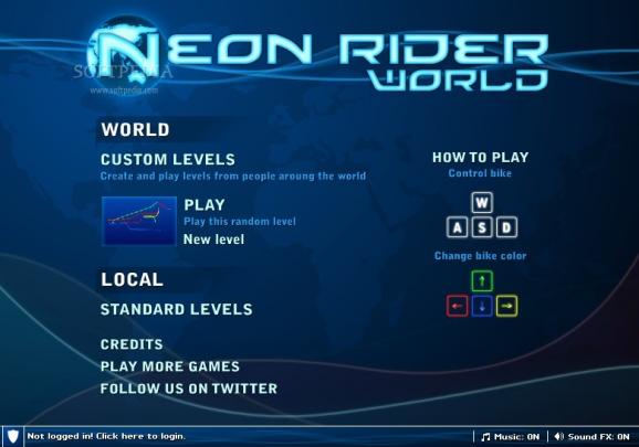 Neon Rider World screenshot