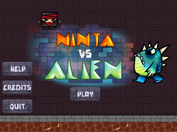 Ninja vs Alien screenshot