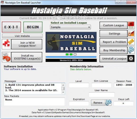 Nostalgia Sim Baseball Demo screenshot