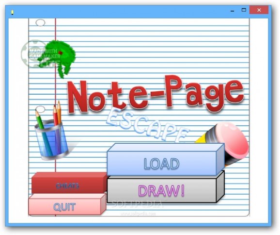 Note-page Escape screenshot