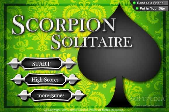 Scorpion Solitaire screenshot