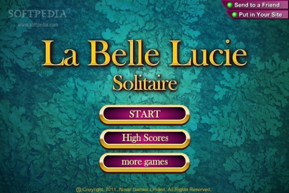 La Belle Lucie Solitaire screenshot