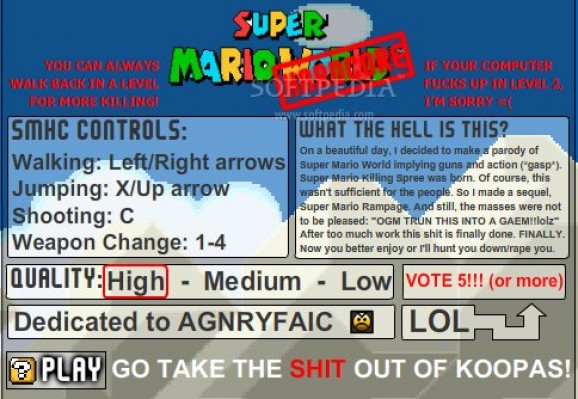 Super Mario Hardcore screenshot