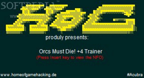 Orcs Must Die +4 Trainer for 1.0 screenshot