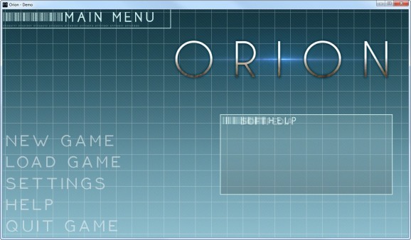 Orion: A Sci-Fi Visual Novel Demo screenshot