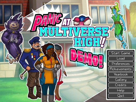 PANIC at Multiverse High! Demo screenshot