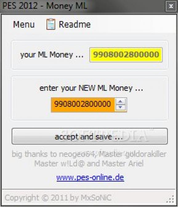 PES 2012 - Money ML screenshot