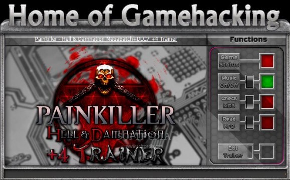 Painkiller Hell and Damnation +4 Trainer for DLC 7 screenshot