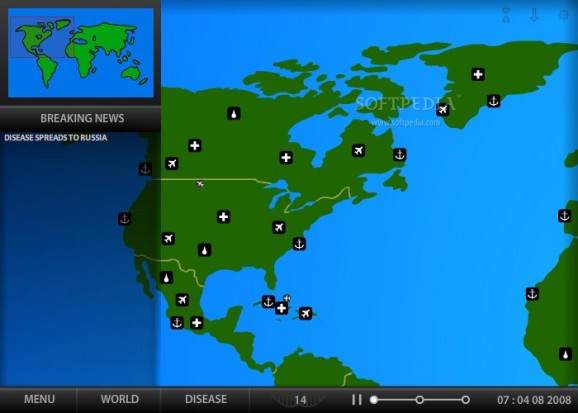 Pandemic 2 screenshot