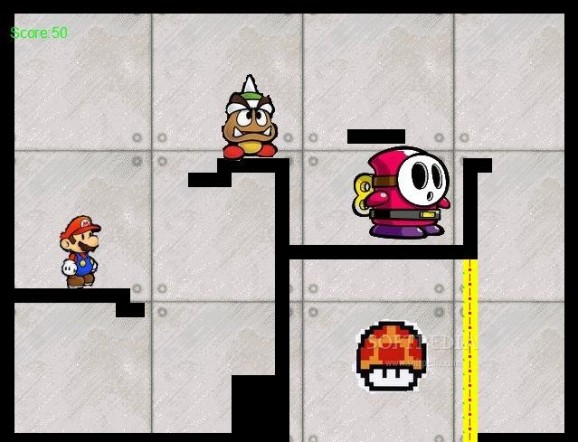 Paper Mario VS Iceking screenshot
