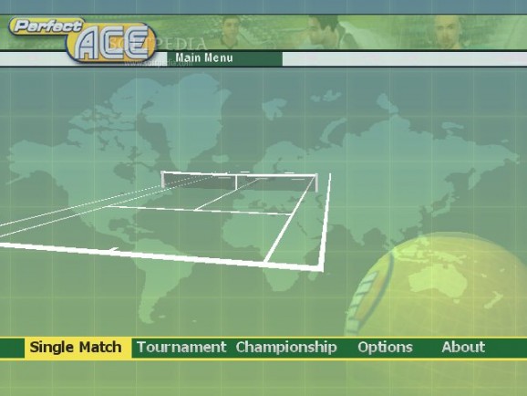 Perfect Ace Pro Tournament Tennis Demo screenshot