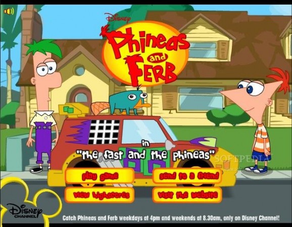Phineas and ferb in the fast and the phineas screenshot
