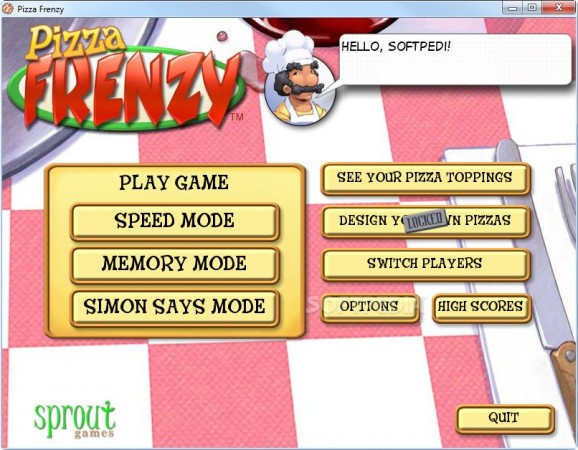 Pizza Frenzy Deluxe Demo screenshot