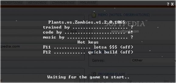 Plants vs. Zombies 1.2.0.1065 +2 Trainer screenshot
