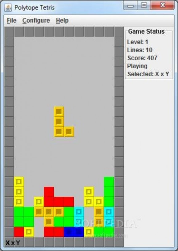 Polytope Tetris screenshot
