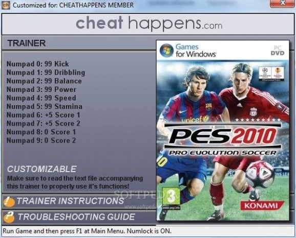 Pro Evolution Soccer 2010 +9 Trainer screenshot