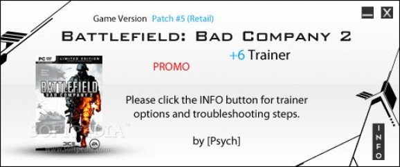 Battlefield: Bad Company 2 +1 Trainer for 1.5 screenshot